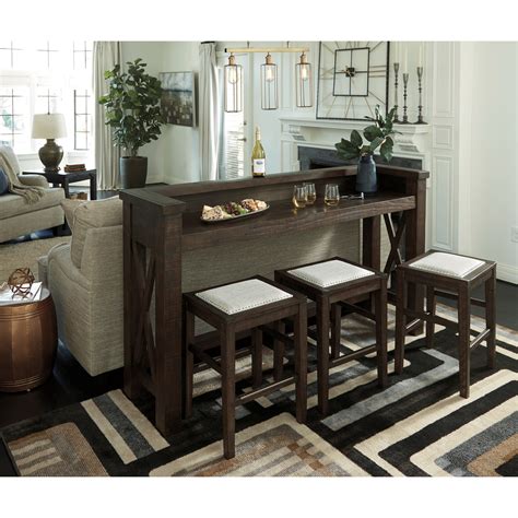 Deal Ashley Furniture Bar Table And Stools